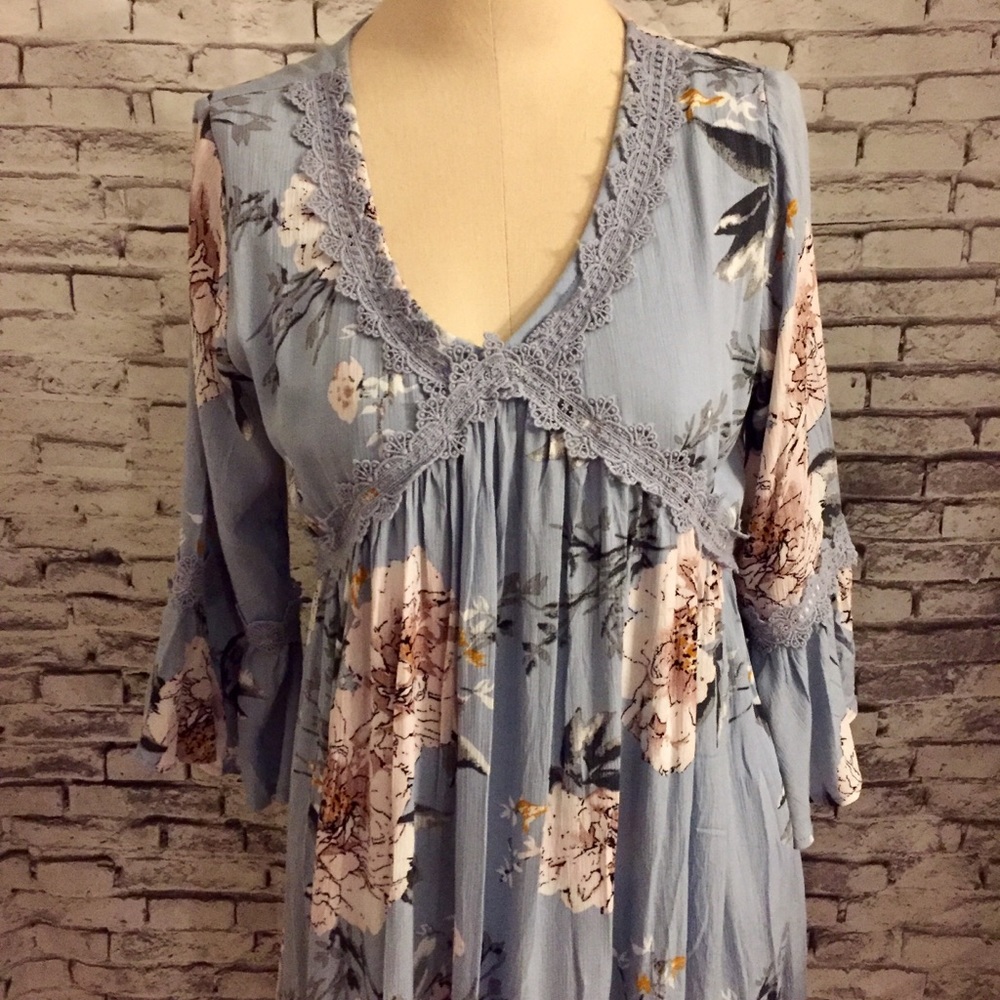 •Blue Skies Mini Dress• - Picture 6 of 6